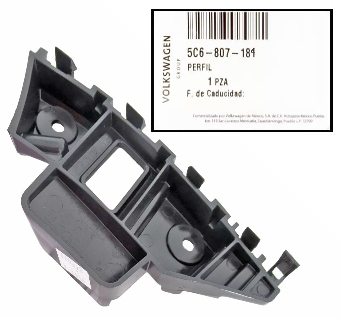 Genuine OEM VW Right Front Bumper Cover Retainer Support Bracket Jetta 2011-2014