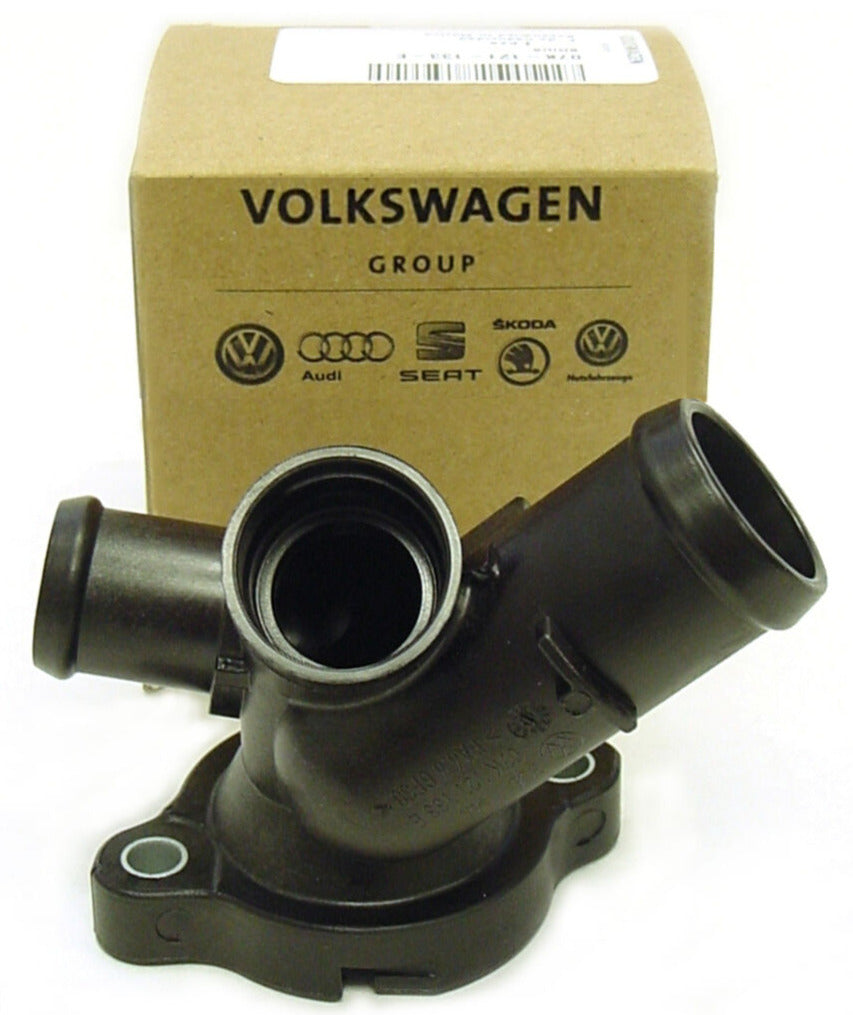 New Genuine OEM VW Coolant Flange 2.5 Jetta Beetle Rabbit Golf Passat 2005-2014