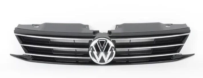 New Genuine OEM VW Front Grille with Emblem Jetta 2015-18 w/o Collision Warning