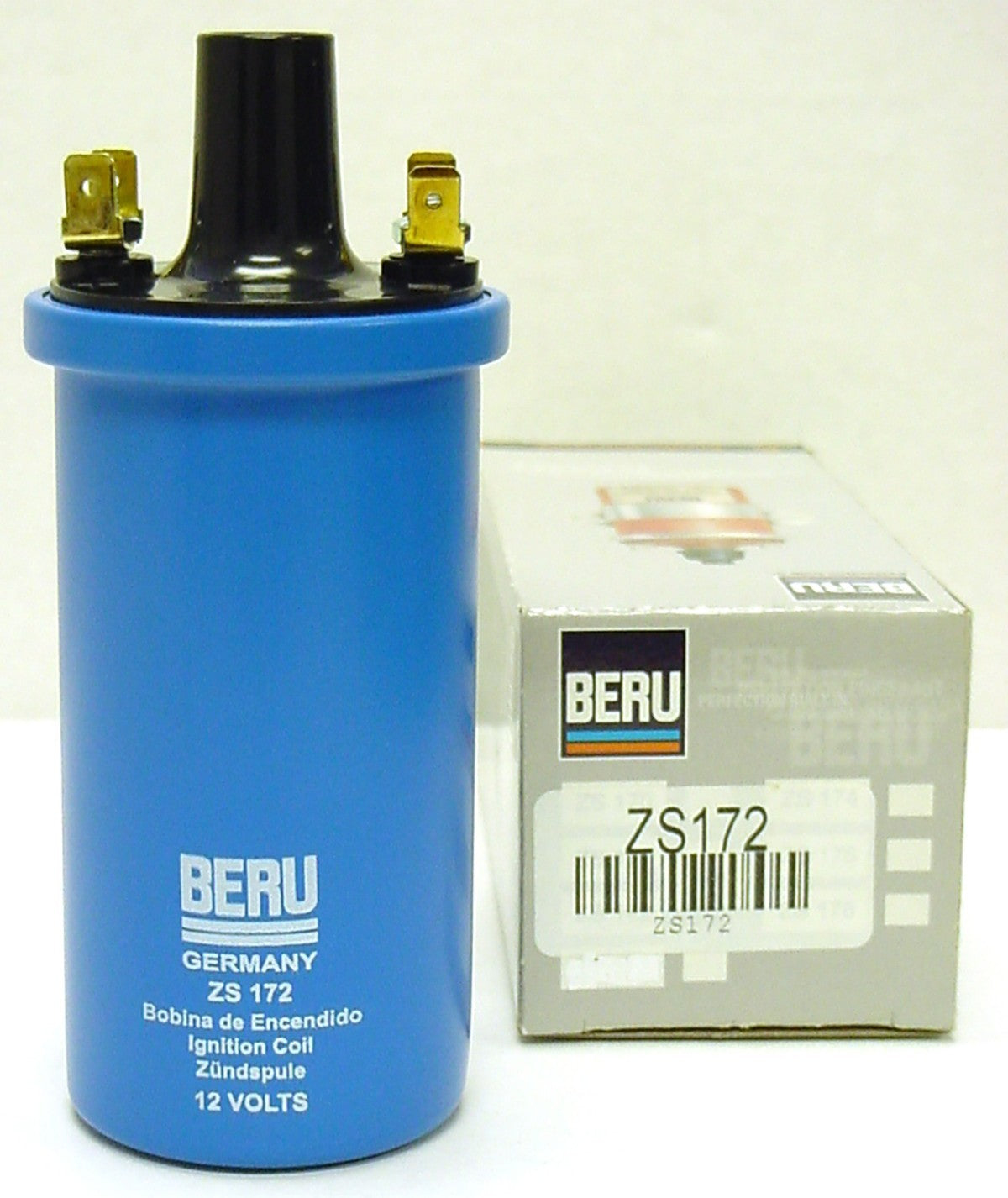 New BERU Ignition Coil VW Beetle Bus Porsche 912 BMW 2002 Volvo 144 12V ZS172