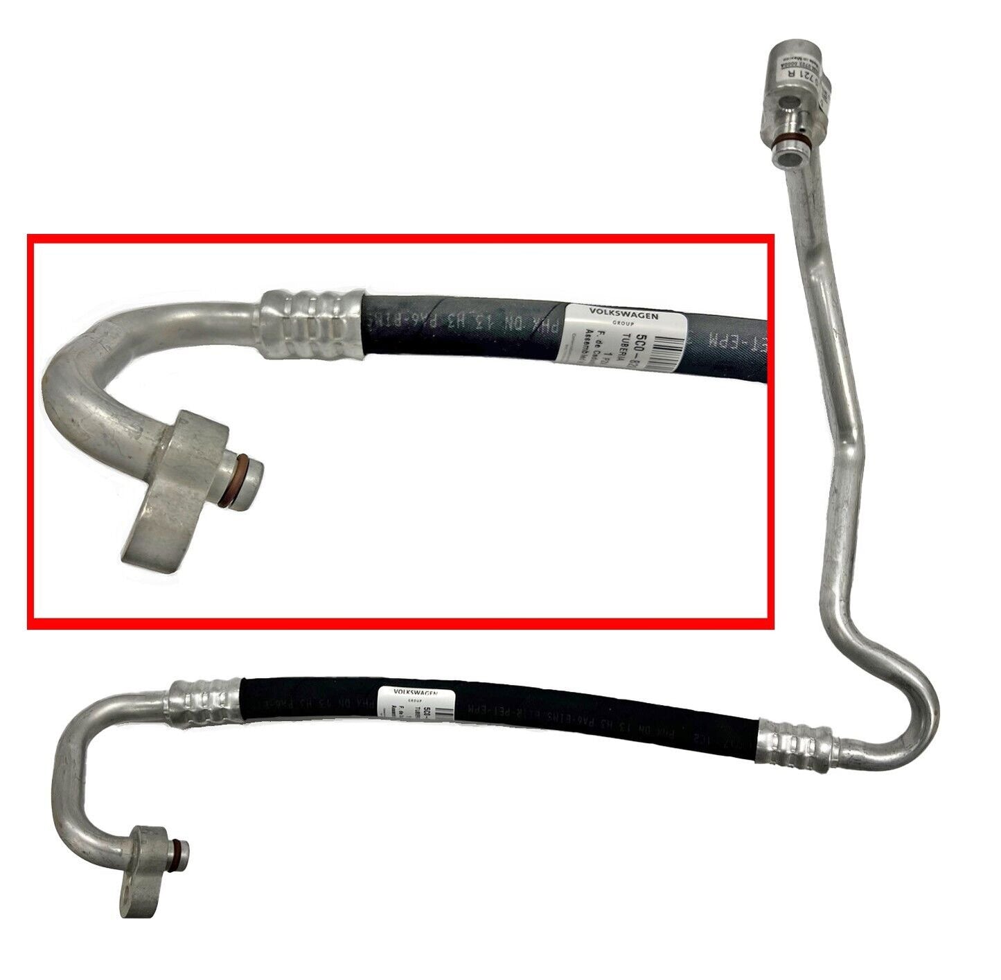 New Genuine OEM VW AC Refrigerant Line Discharge Hose Jetta-Hybrid 1.4 2013-2016