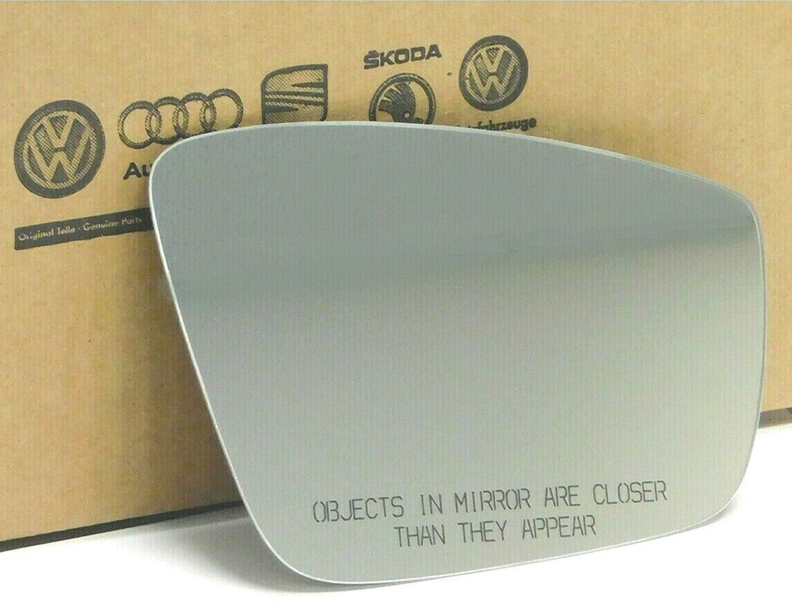New Genuine VW Right Heated Mirror Glass Passenger Side Jetta 2011-18 except GLI