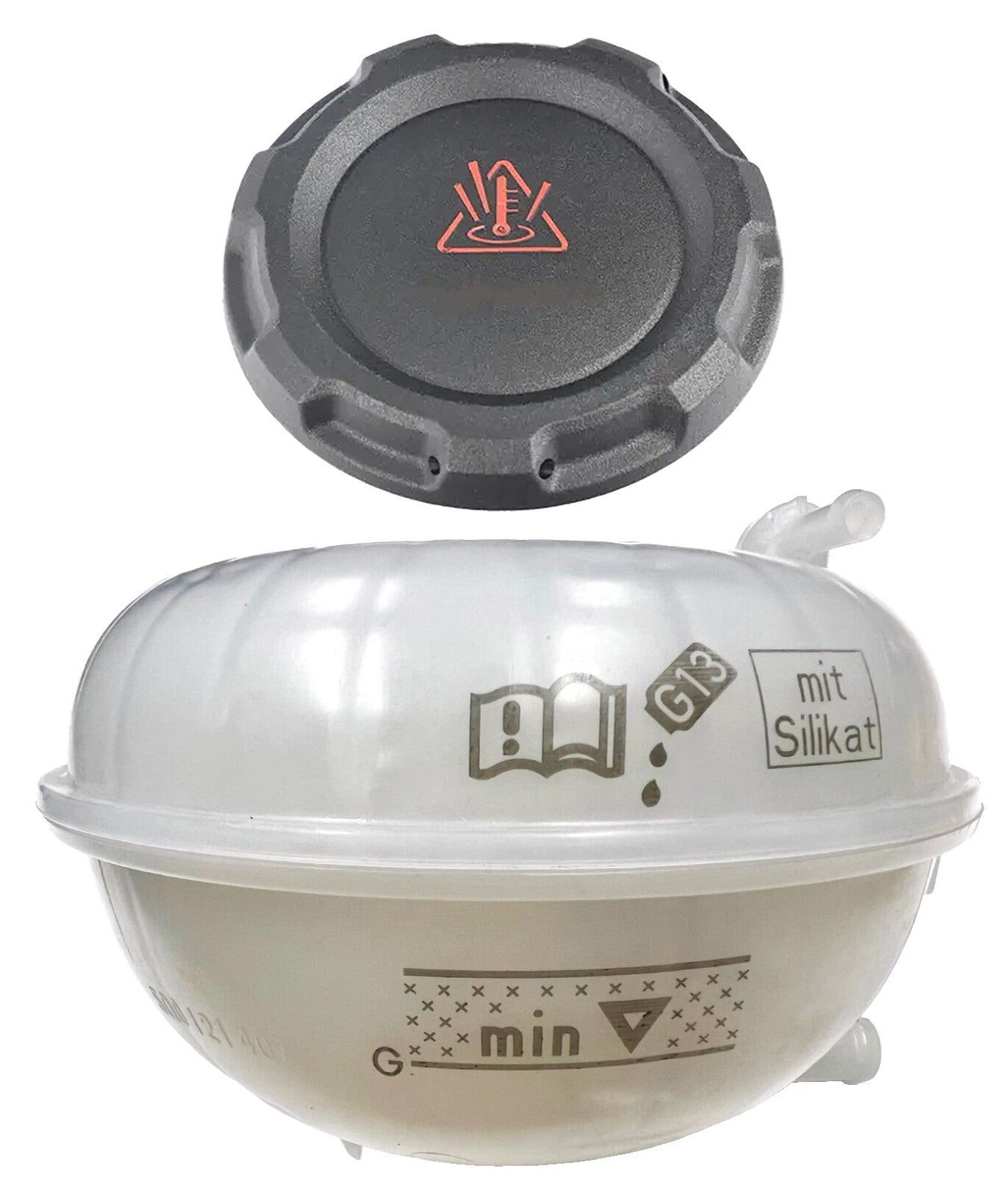 New Genuine OEM Radiator Coolant Reservoir Tank with Cap VW Jetta Audi Q3 '19-23