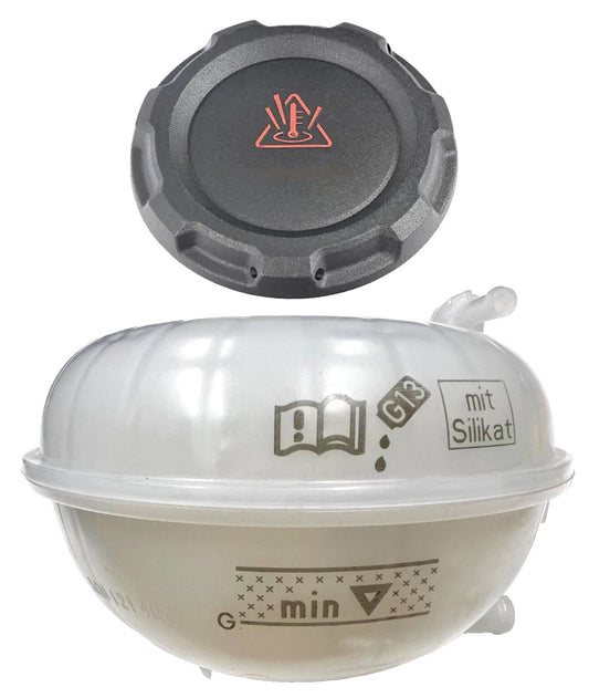 New Genuine OEM Radiator Coolant Reservoir Tank with Cap VW Jetta Audi Q3 '19-23