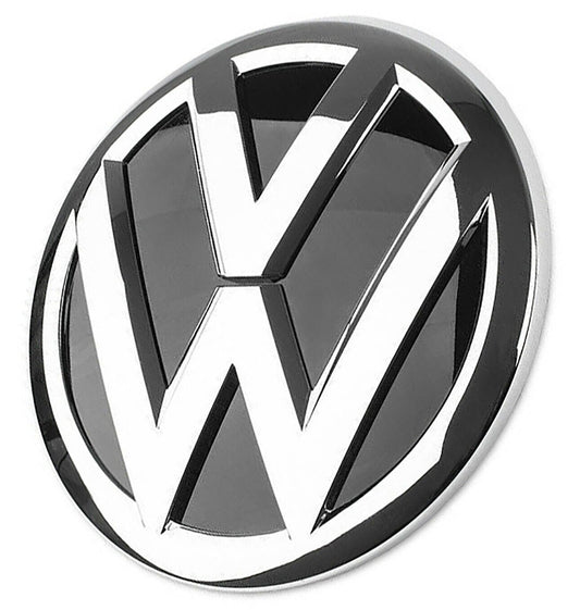 Genuine OEM VW Front Grille Emblem Jetta 2015-20 w/o Driver Assist - Broken Tab