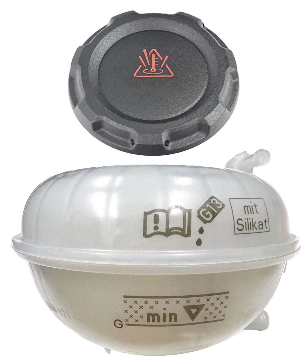 New Genuine OEM Radiator Coolant Reservoir Tank with Cap VW Jetta Audi Q3 '19-23