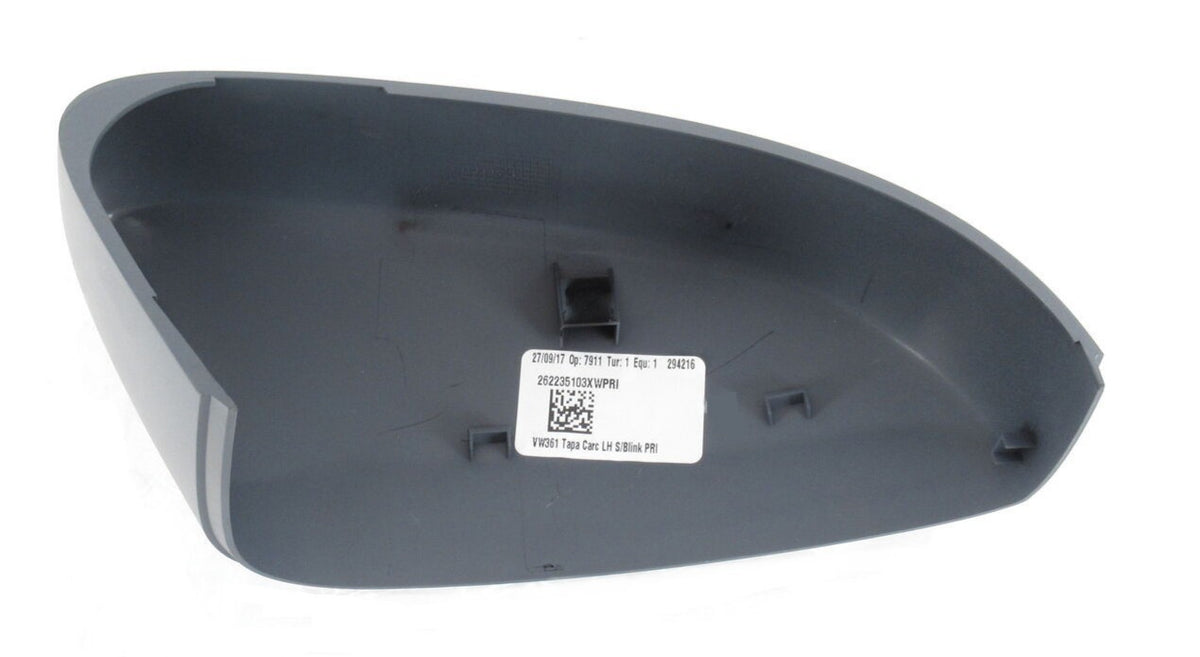 New Genuine VW Left Mirror Cover Driver Side Primed Gray Jetta-Sedan 2011-2018
