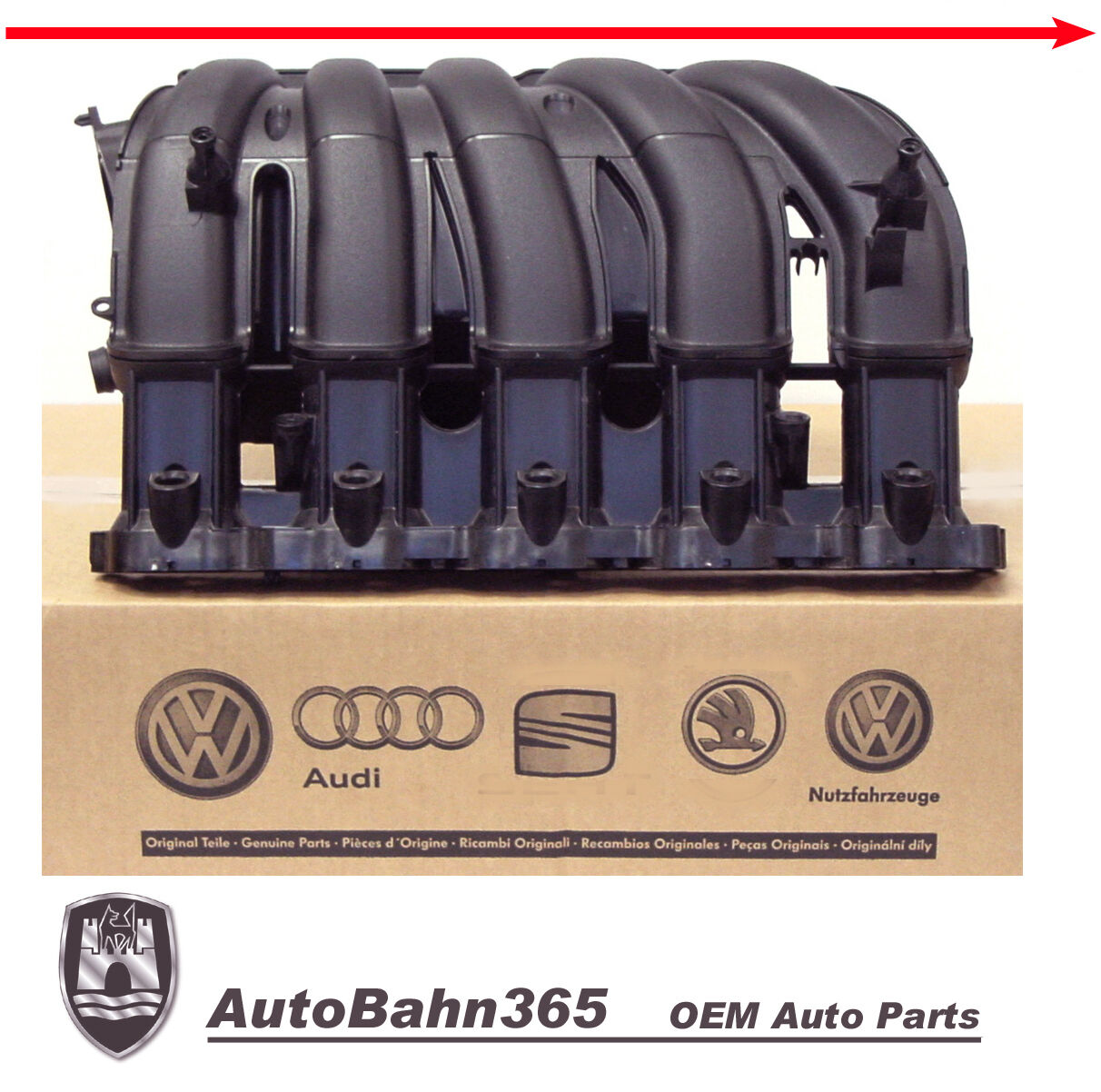 New Genuine OEM VW Intake Manifold 2.5 Jetta Beetle Passat Golf Rabbit 2005-2014