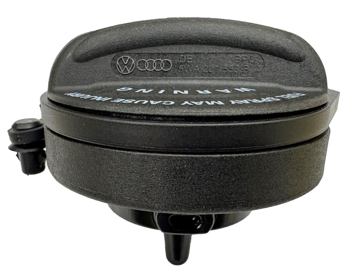 New Genuine OEM VW Gas Cap with Strap & Gasket, Atlas 2021-2024, Tiguan 2022-24