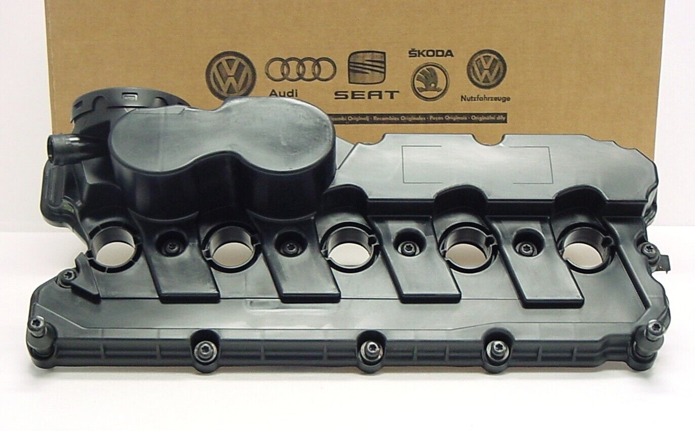 New Genuine OEM VW Valve Cover & PCV Valve 2.5 Jetta Rabbit Golf Passat 2006-14