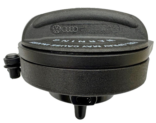 New Genuine OEM VW Gas Cap with Strap & Gasket, Atlas 2021-2024, Tiguan 2022-24