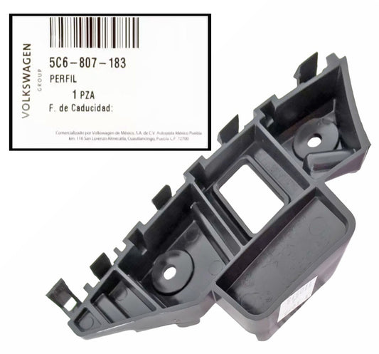 Genuine OEM VW Left Front Bumper Cover Retainer Support Bracket, Jetta 2011-2014