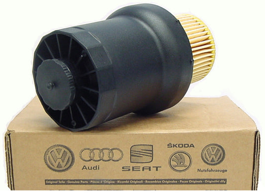 New Genuine OEM VW Oil Filter Cover Cap 2.5 Jetta Beetle Rabbit MK5 MK6 2006-14