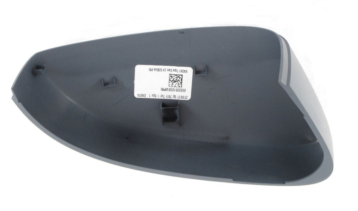 New Genuine VW Left Mirror Cover Driver Side Primed Gray Jetta-Sedan 2011-2018