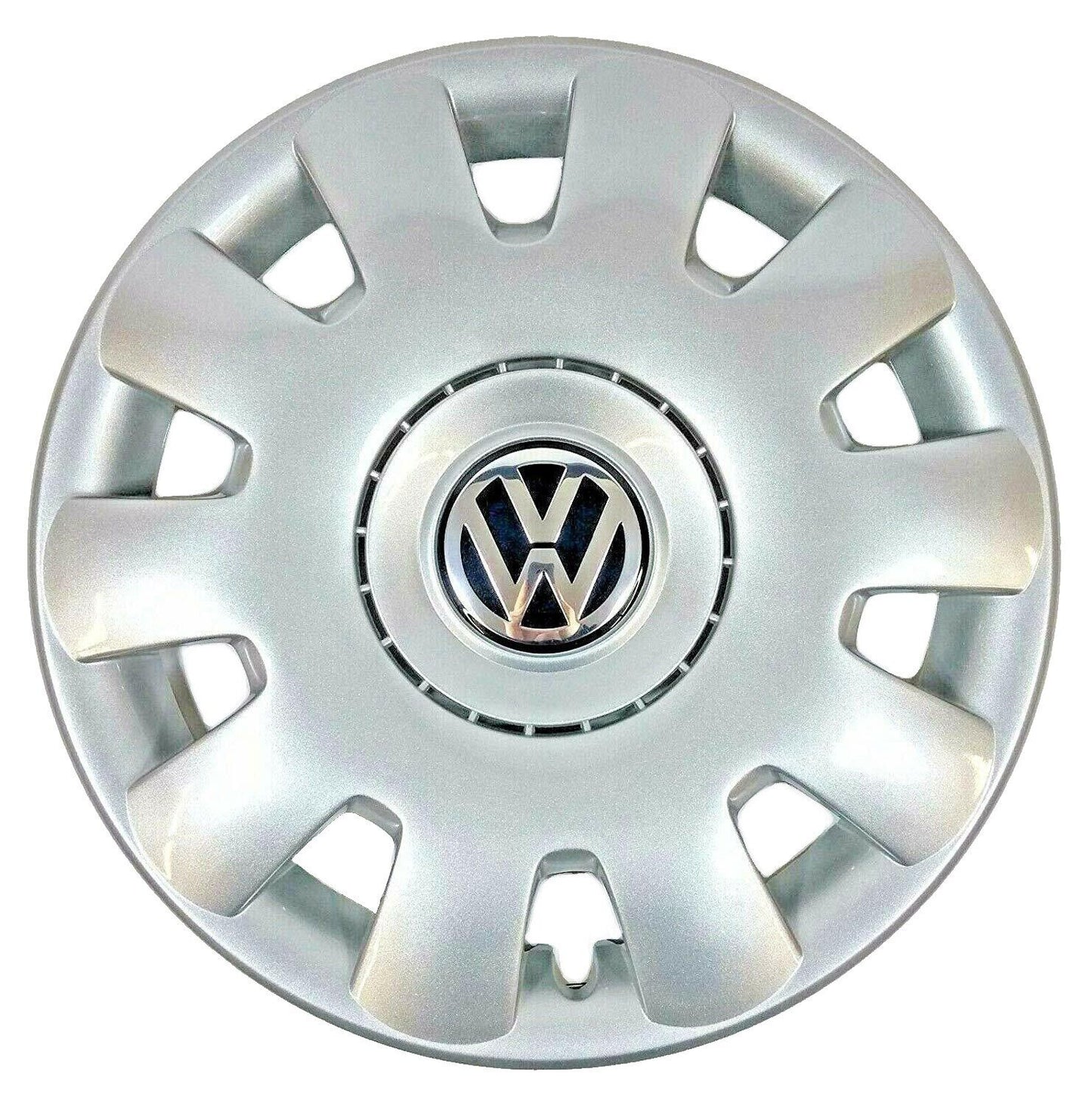 New Genuine OEM VW Hubcap Jetta Rabbit 1999-2010 10-spoke cover fits 15' wheel