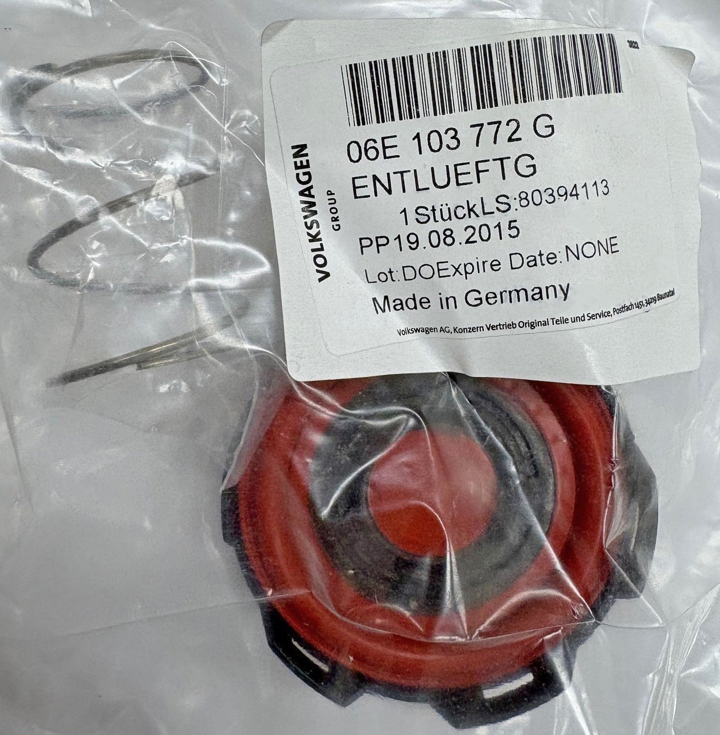 Genuine OEM PCV Valve Breather Repair Kit VW Audi Q7 Q5 A5 A6 S4 S5 various 3.0