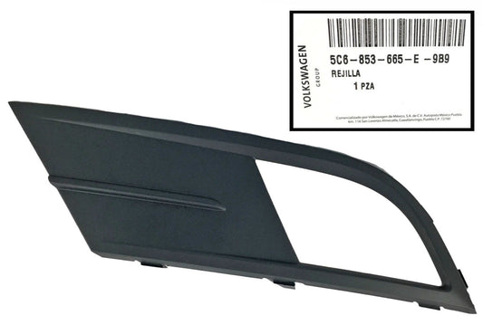 Genuine OEM VW Left Lower Bumper Grille Fog Light Cover Jetta 2015-18 except GLI
