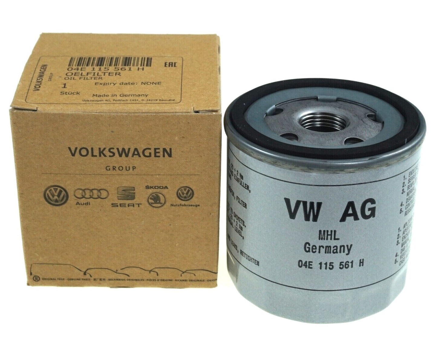 Genuine OEM VW Oil Filter Jetta 1.4 2013-2022 Golf/SportWagen 2019-22 A3 2016-18