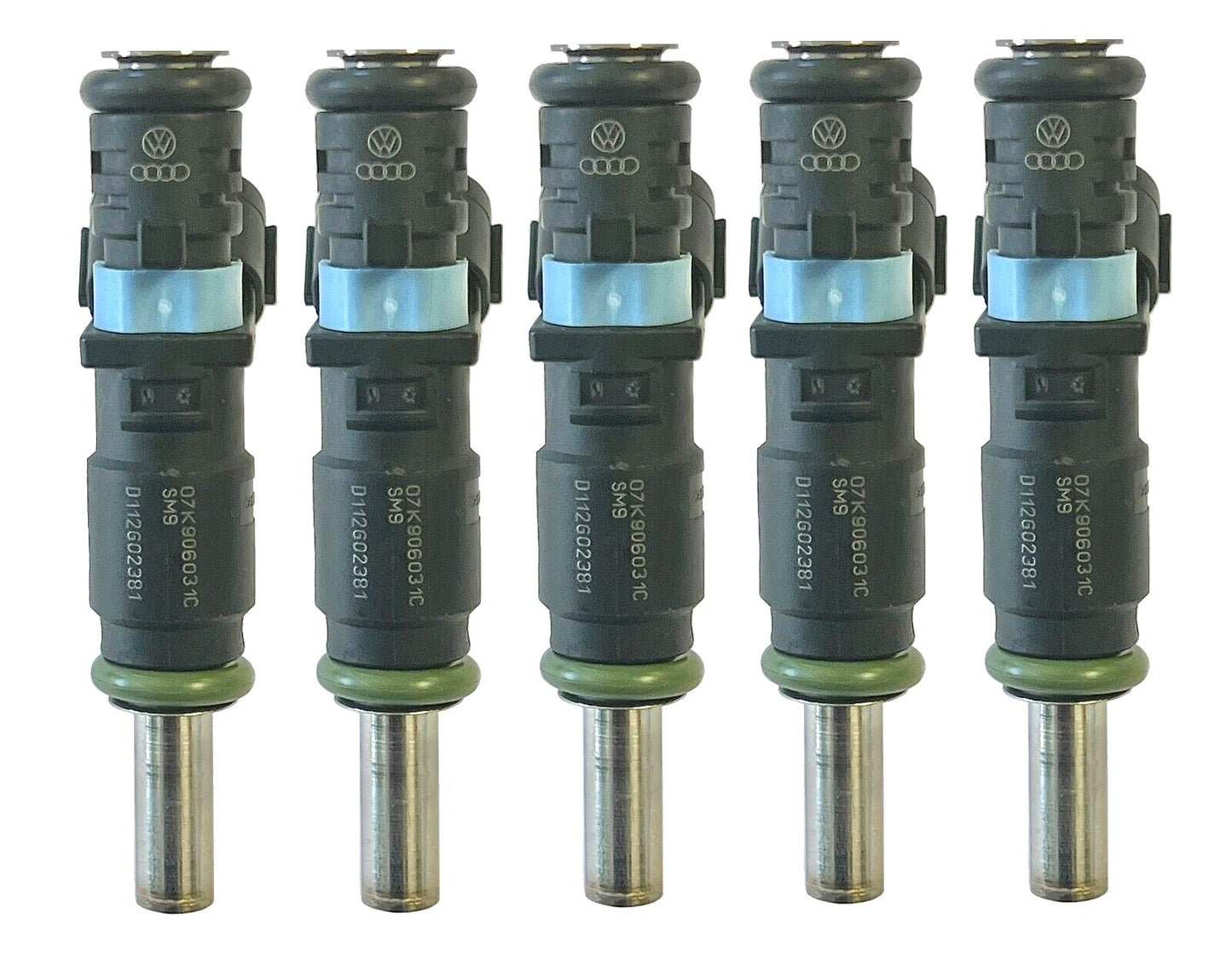 Genuine OEM VW Fuel Injector 2.5 Jetta Beetle Rabbit Golf Passat 2007-14, 5-set
