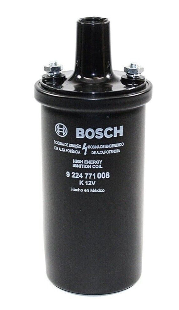 New BOSCH 00012 Ignition Coil VW Beetle Bus Porsche 912 BMW 2002 Volvo 144 12V