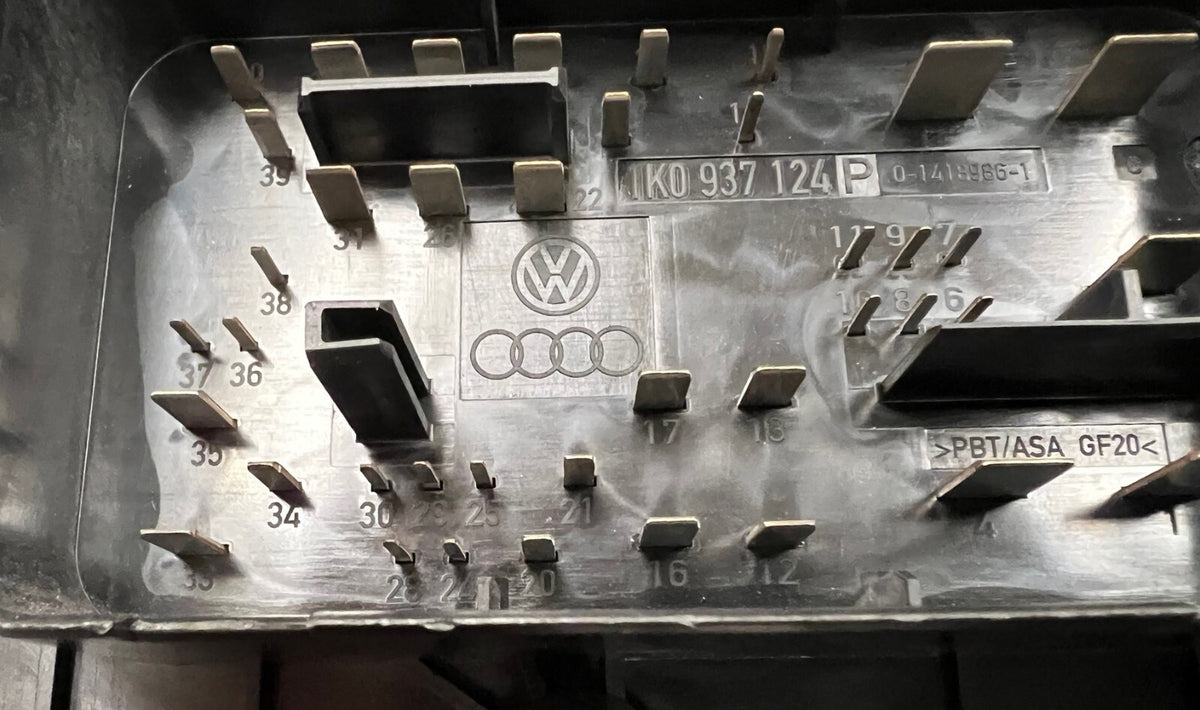 Genuine OEM VW Fuse Box Relay Base Holder Jetta 2005-08 GTI,  Passat & A3 '06-09
