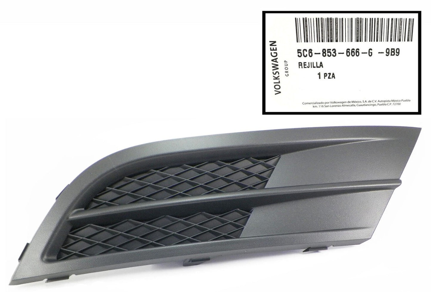 New Genuine OEM VW Right Lower Bumper Grille Vent Cover Jetta 2015-18 except GLI