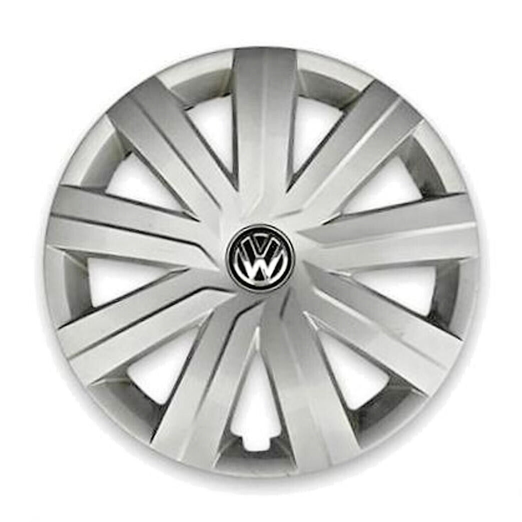 Genuine OEM VW Hubcap Jetta 2015-2016 9-spoke Cover fits 15"  - has broken tab